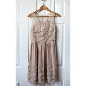 Anthropologie Burlapp Silk Dress